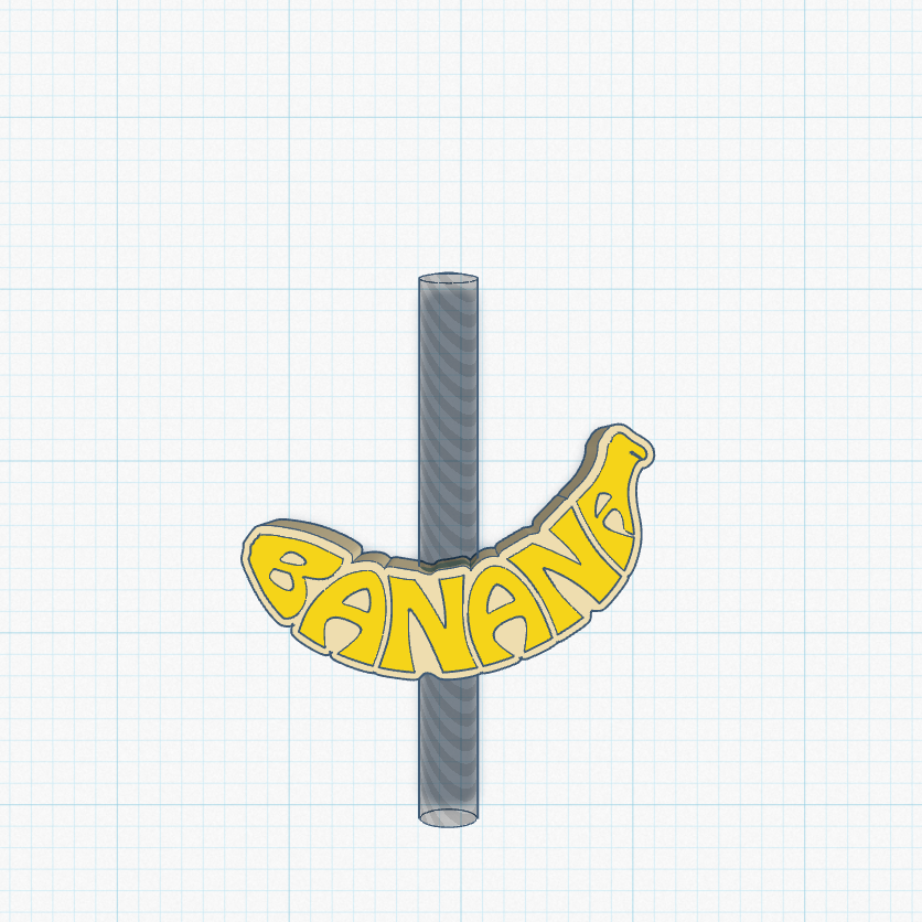 Banana Word STL