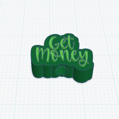 Get Money Straw Topper STL