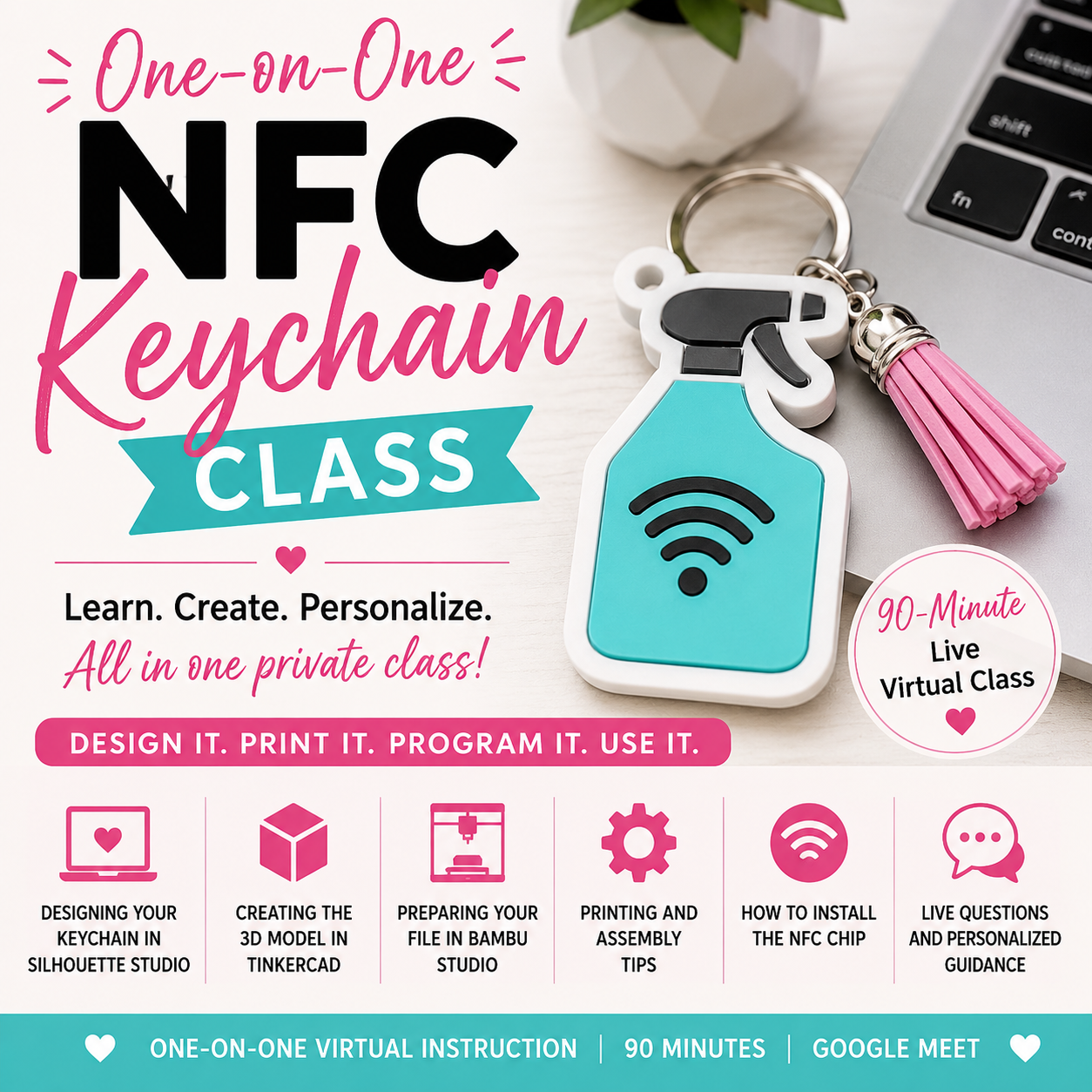 One-on-One NFC Keychain Class