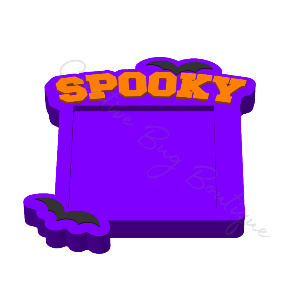 Spooky Bats Sticky Note Holder STL File