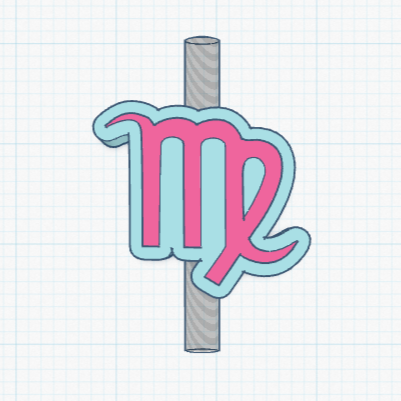 Virgo Straw Topper STL