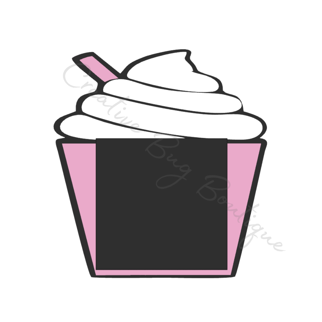 Whipped Drink Sticky Note Holder STL File