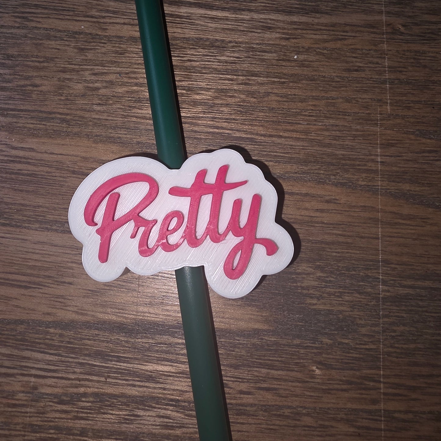 Pretty Straw Topper
