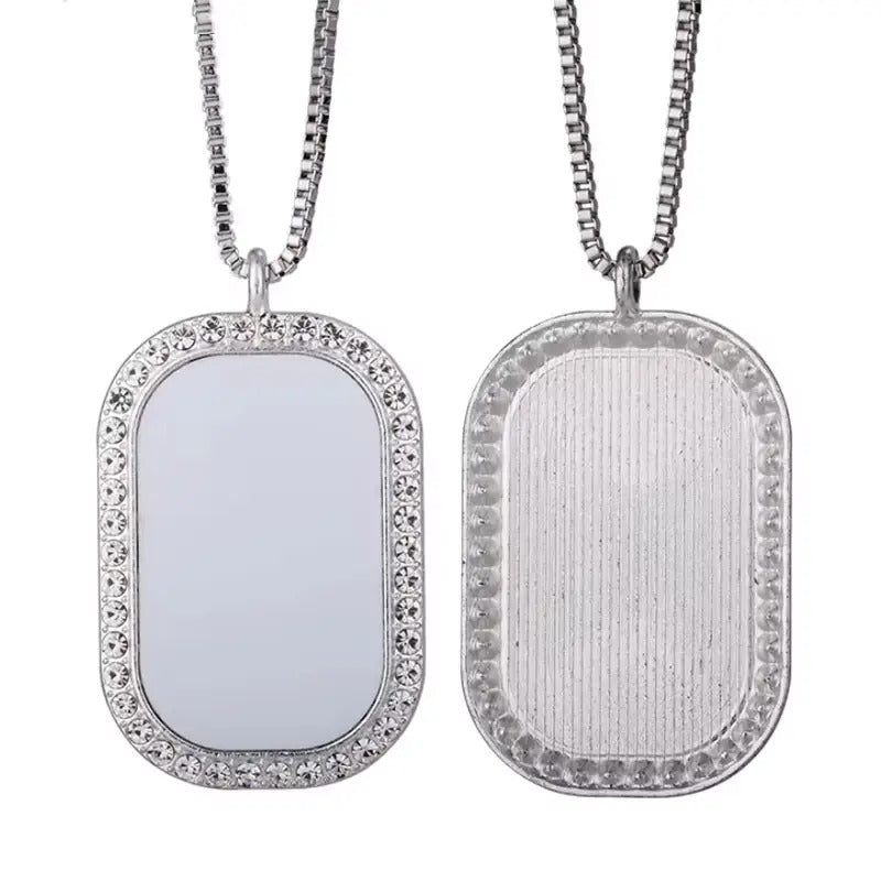 Bling Dog Tag Necklaces