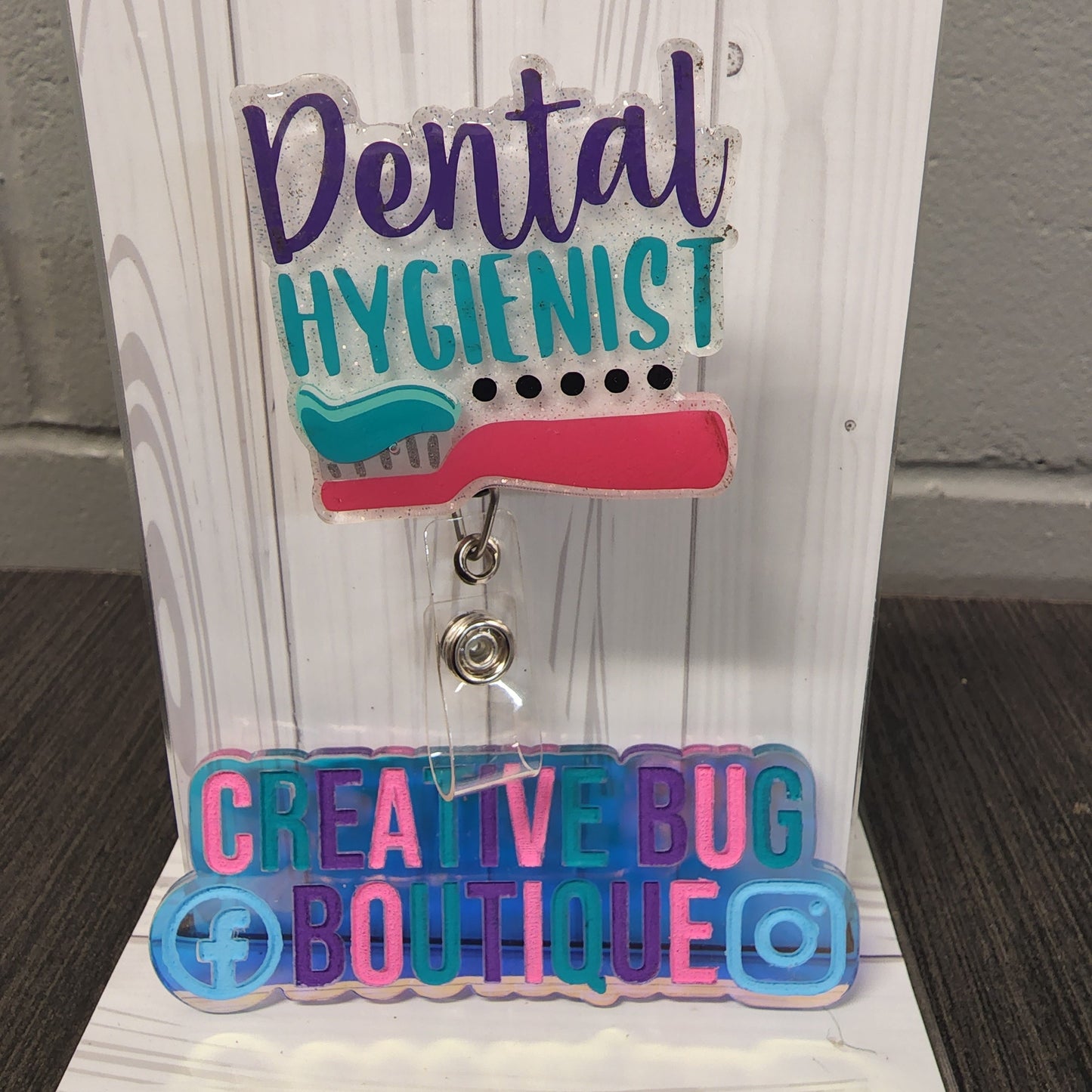 Dental Hygienist Badge Reel