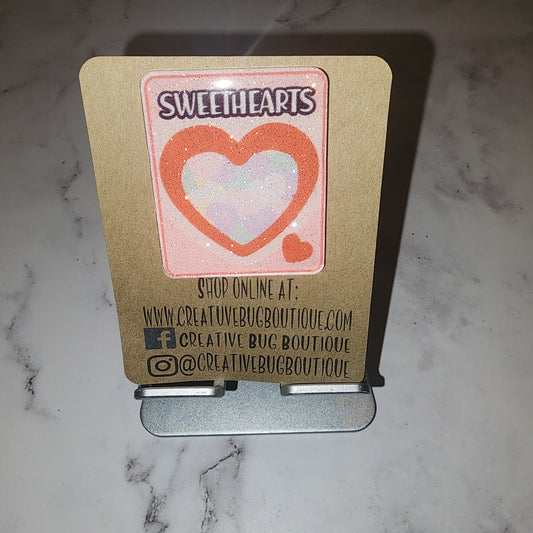 Heart Candy Box Badge Reel