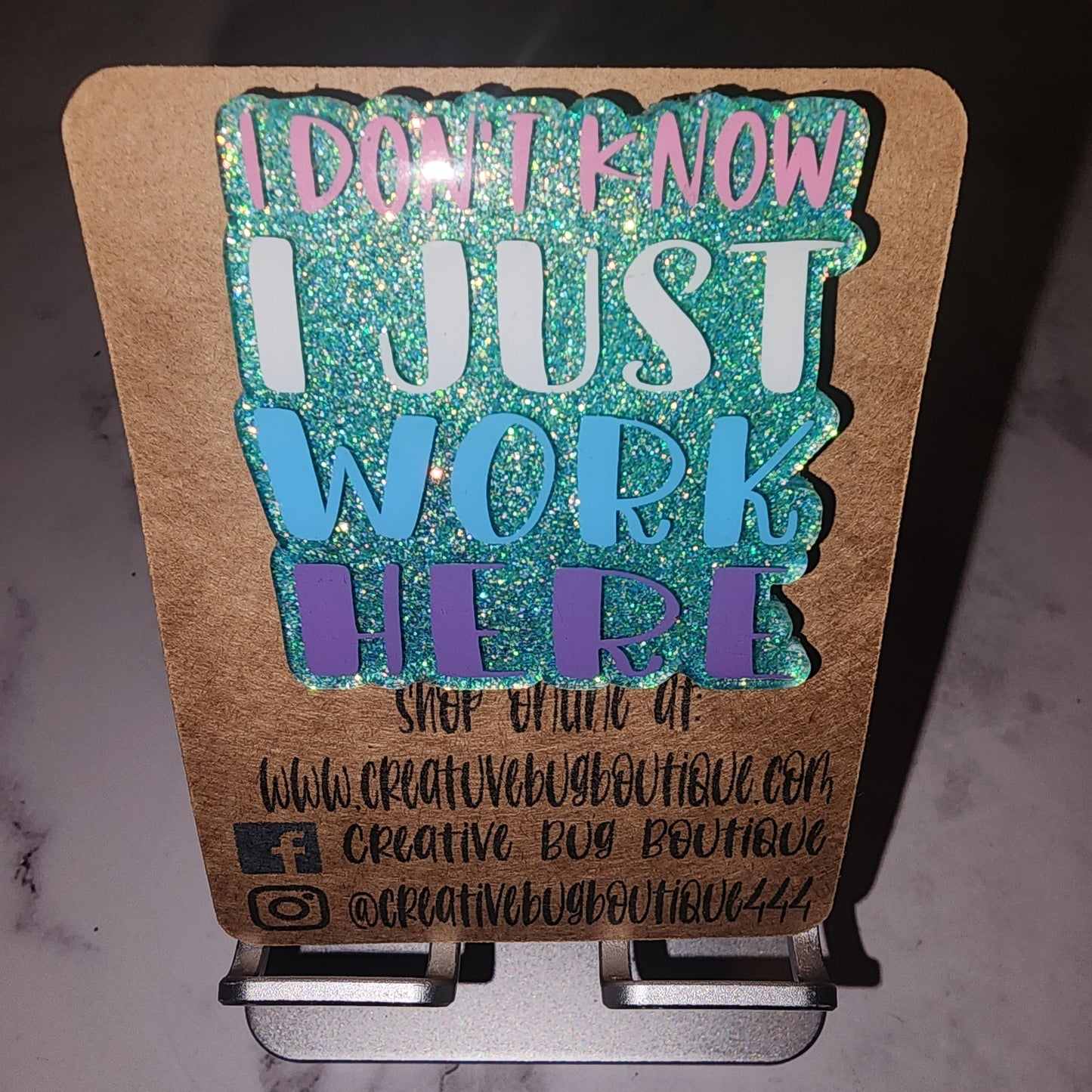 I Just Work Here Badge Reel
