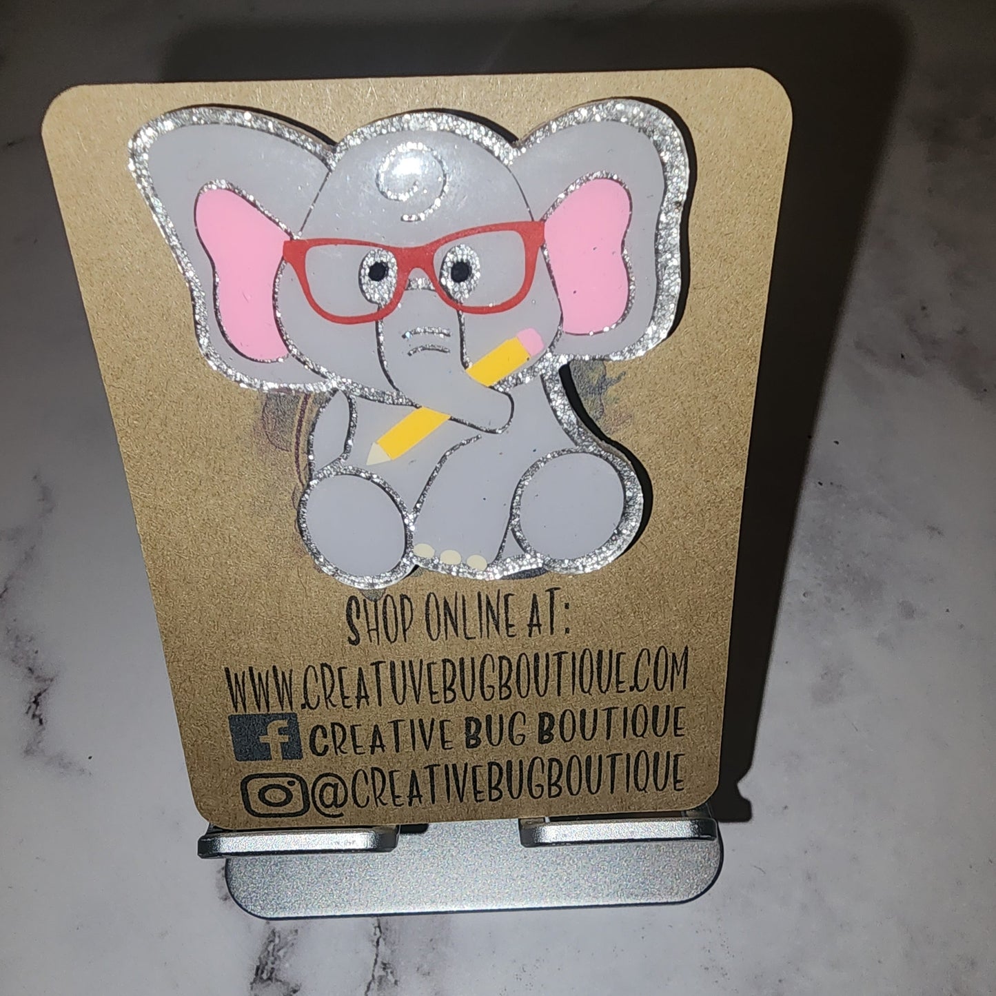 Elephant Badge Reel