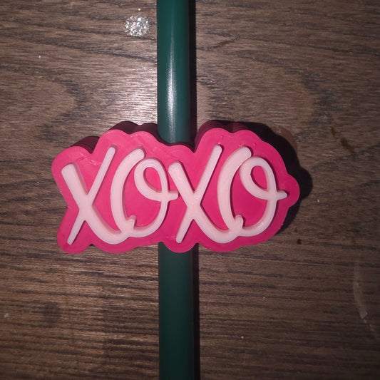 XOXO Straw Topper