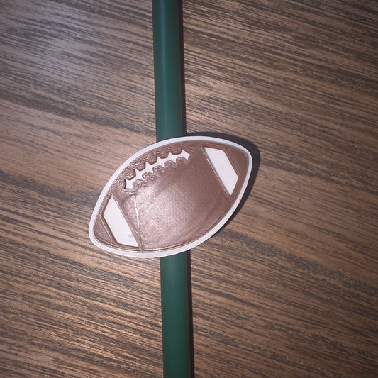Football Straw Topper