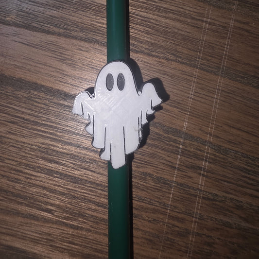 Ghost Straw Topper