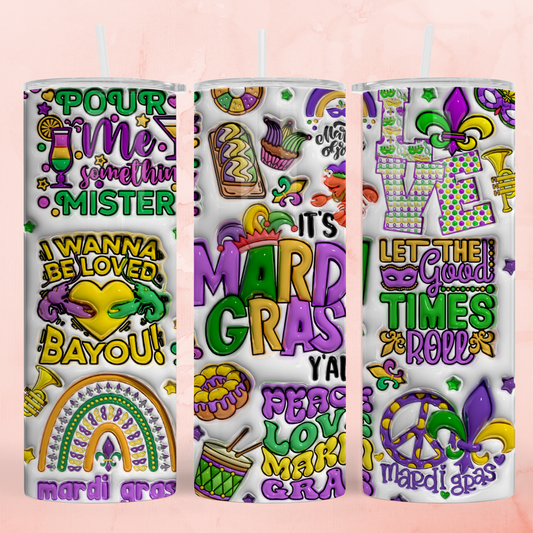 It's Mardi Gras Ya'll Bubble