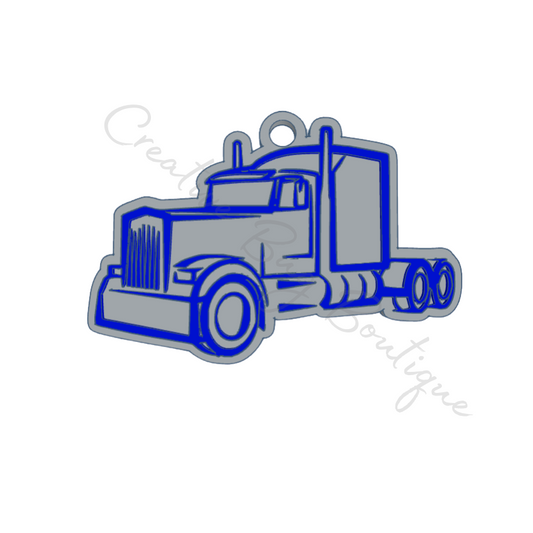 Big Truck NFC Keychain STL File