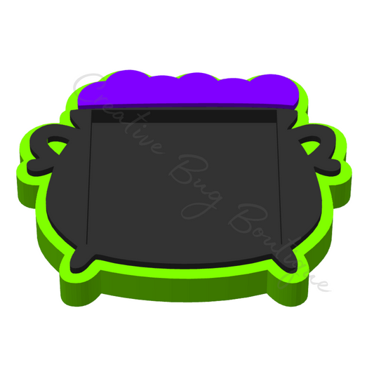 Cauldron Sticky Note Holder STL File