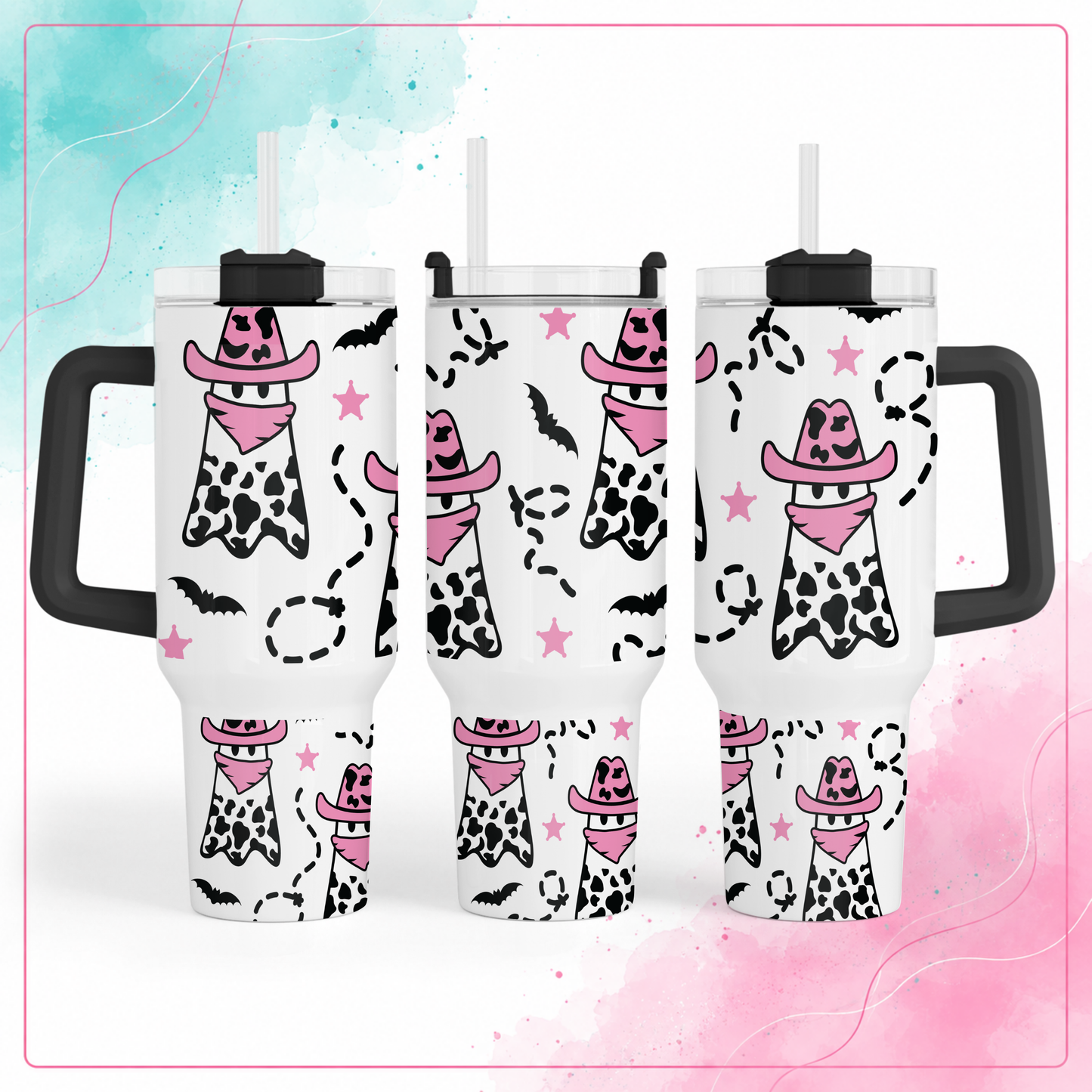 Cowgirl Ghost Tumbler