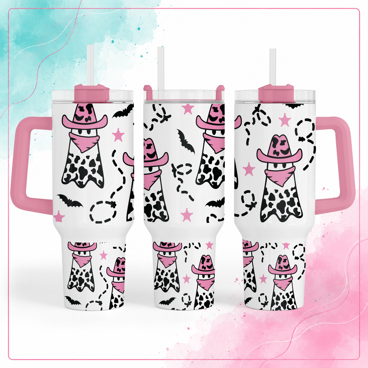 Cowgirl Ghost Tumbler