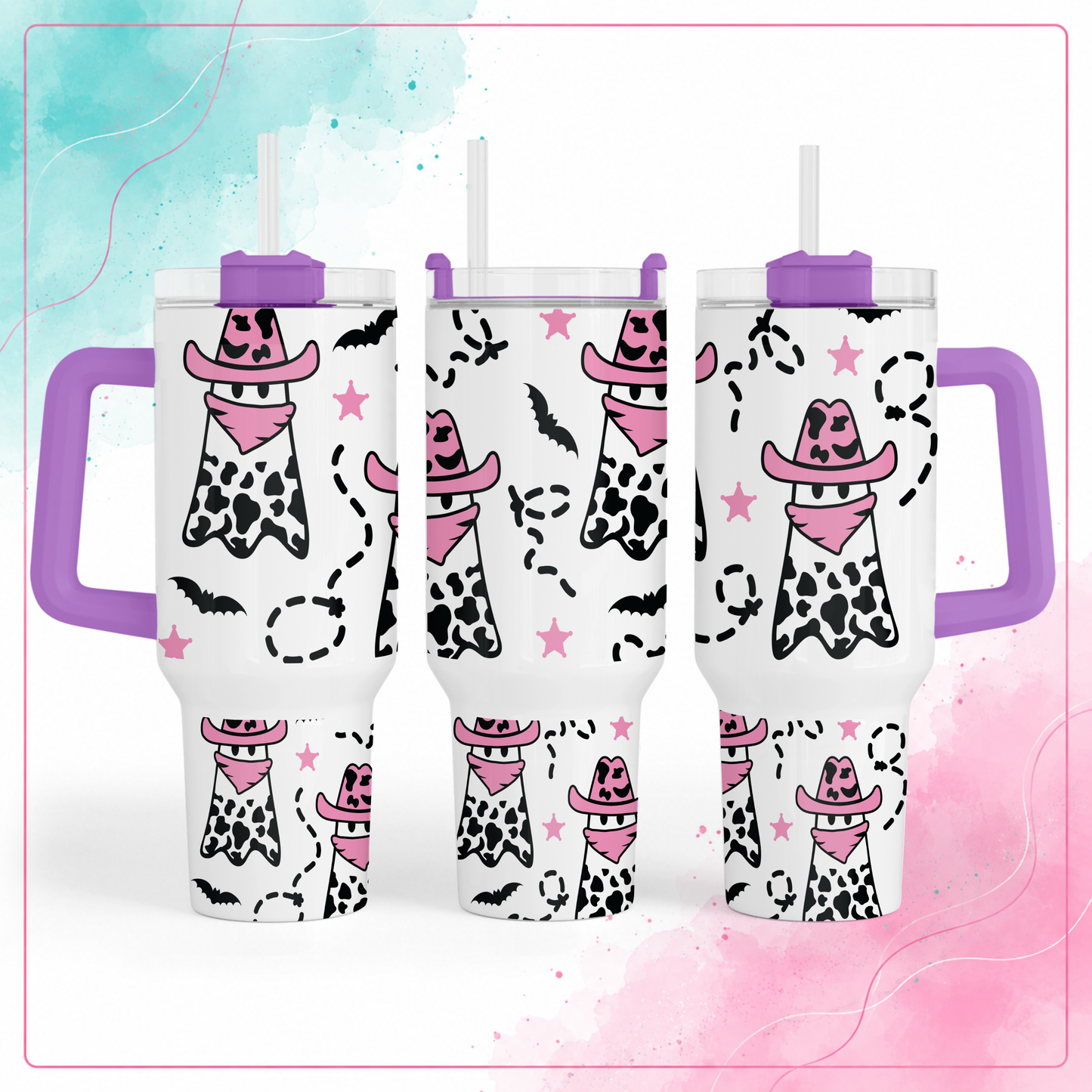 Cowgirl Ghost Tumbler