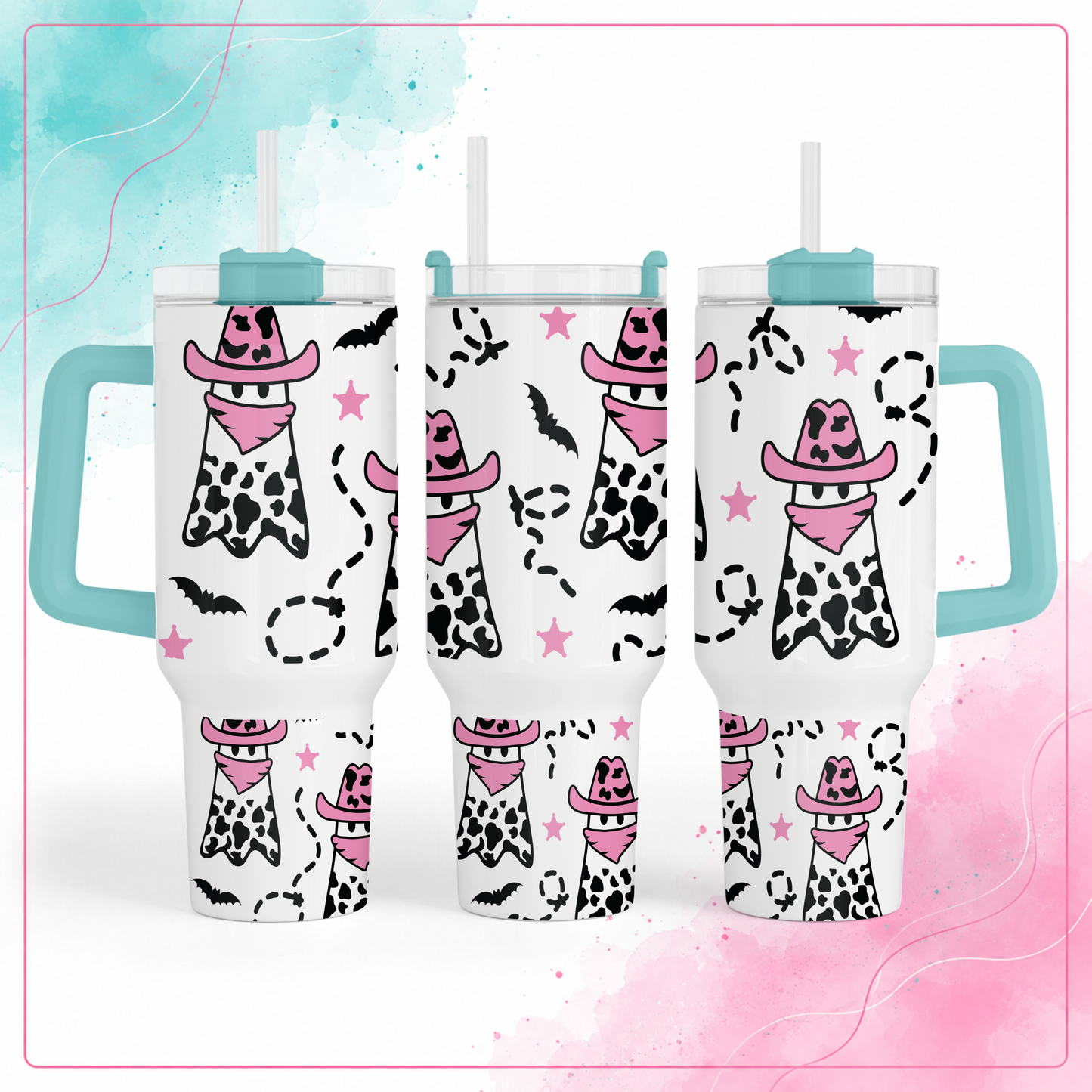 Cowgirl Ghost Tumbler