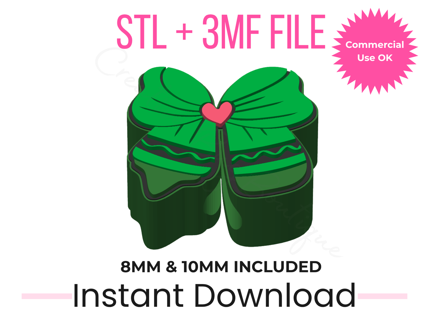 Crayon Bow Straw Topper STL File | Teacher Back to School Accessory (Digital Download)