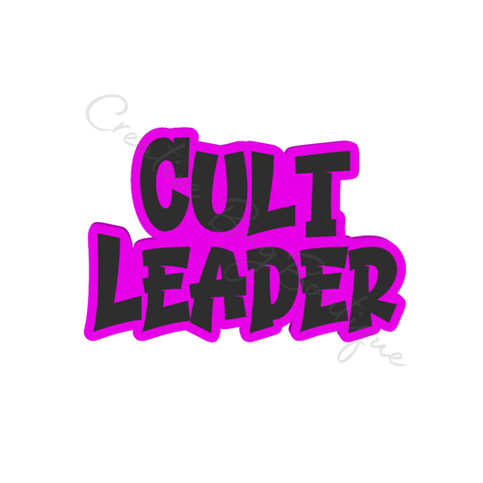 Cult Leader Straw Topper File