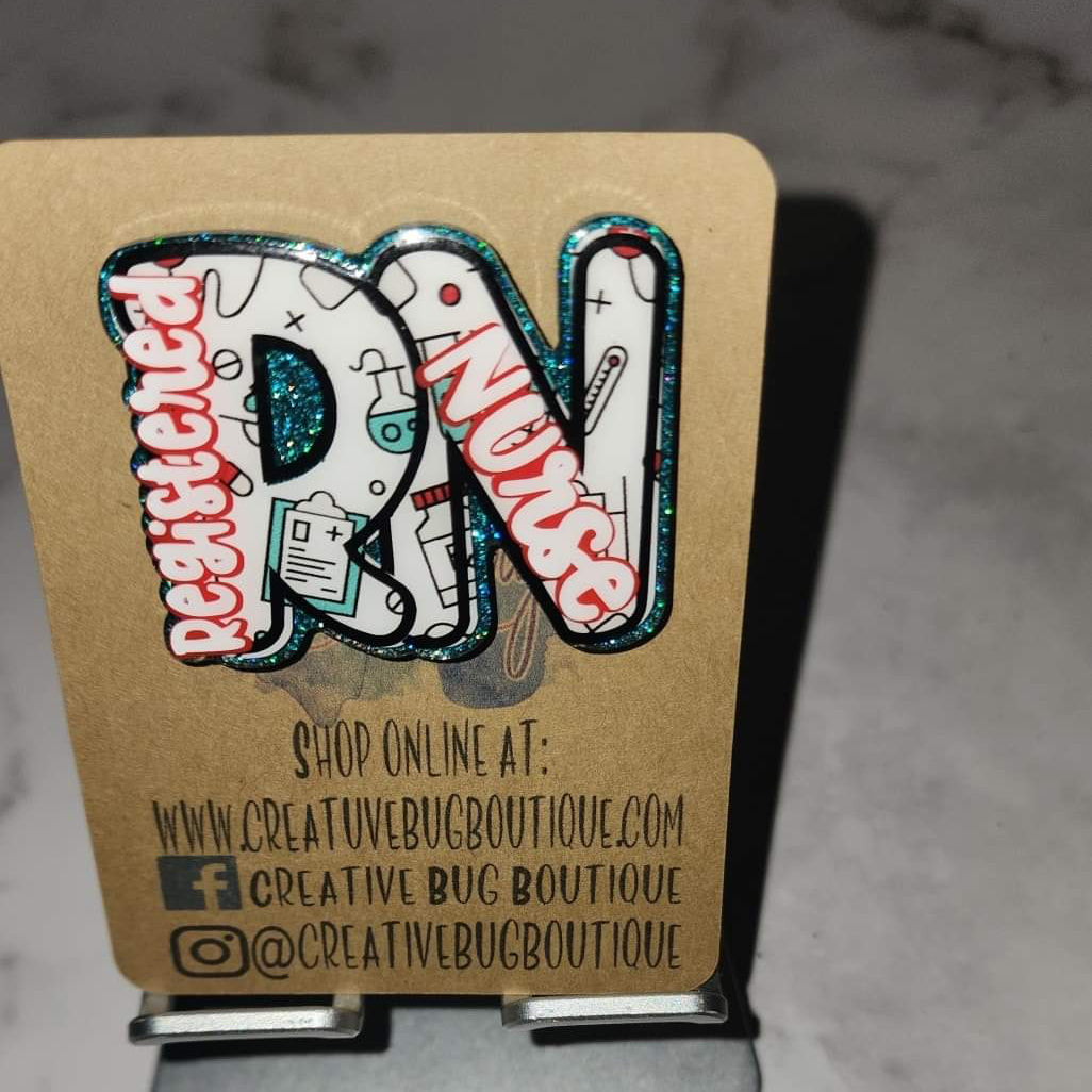 Registered Nurse Badge Reel