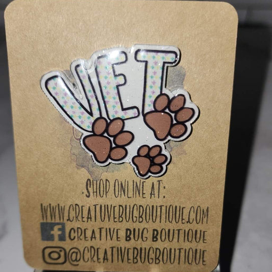 Vet Badge Reel