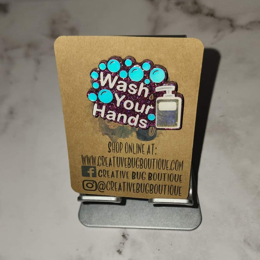 Wash Your Hands Badge Reel