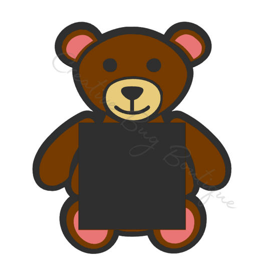 Bear Sticky Note Holder STL File