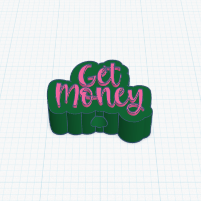 Get Money Straw Topper STL