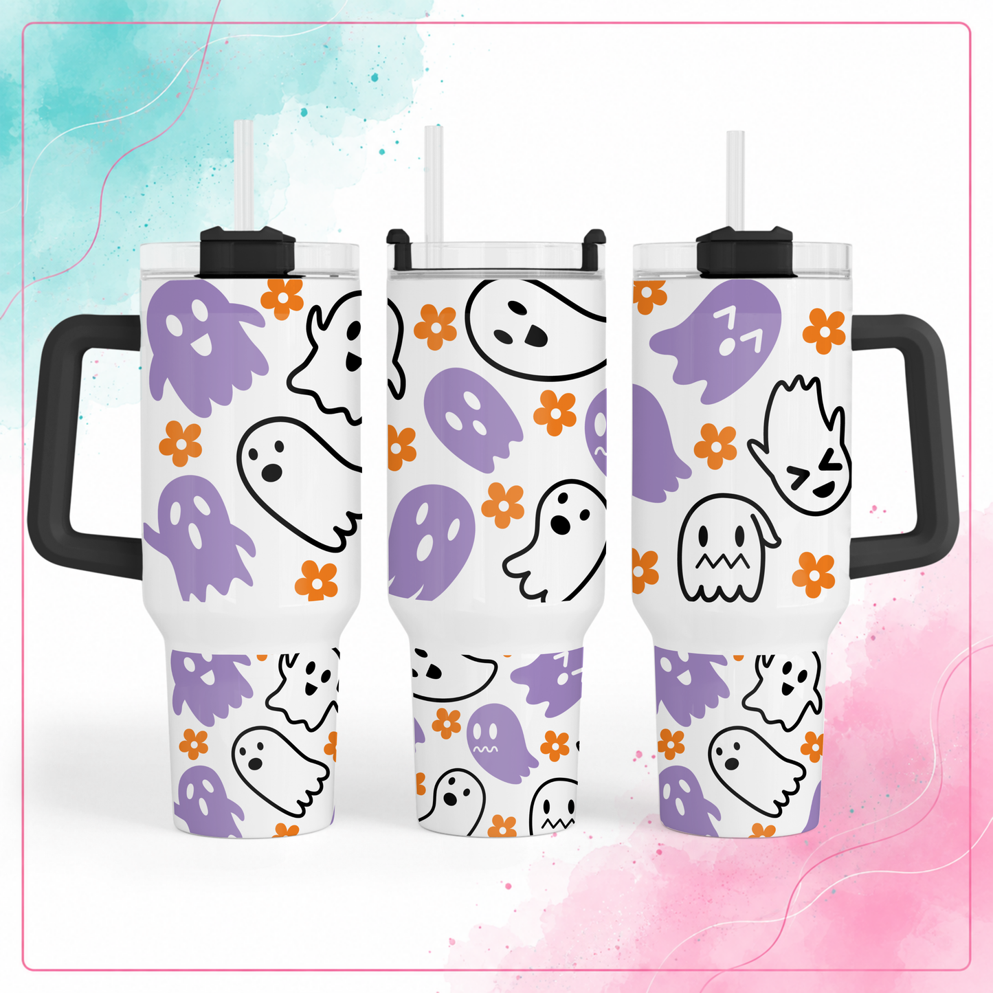 Groovy Ghost Tumbler