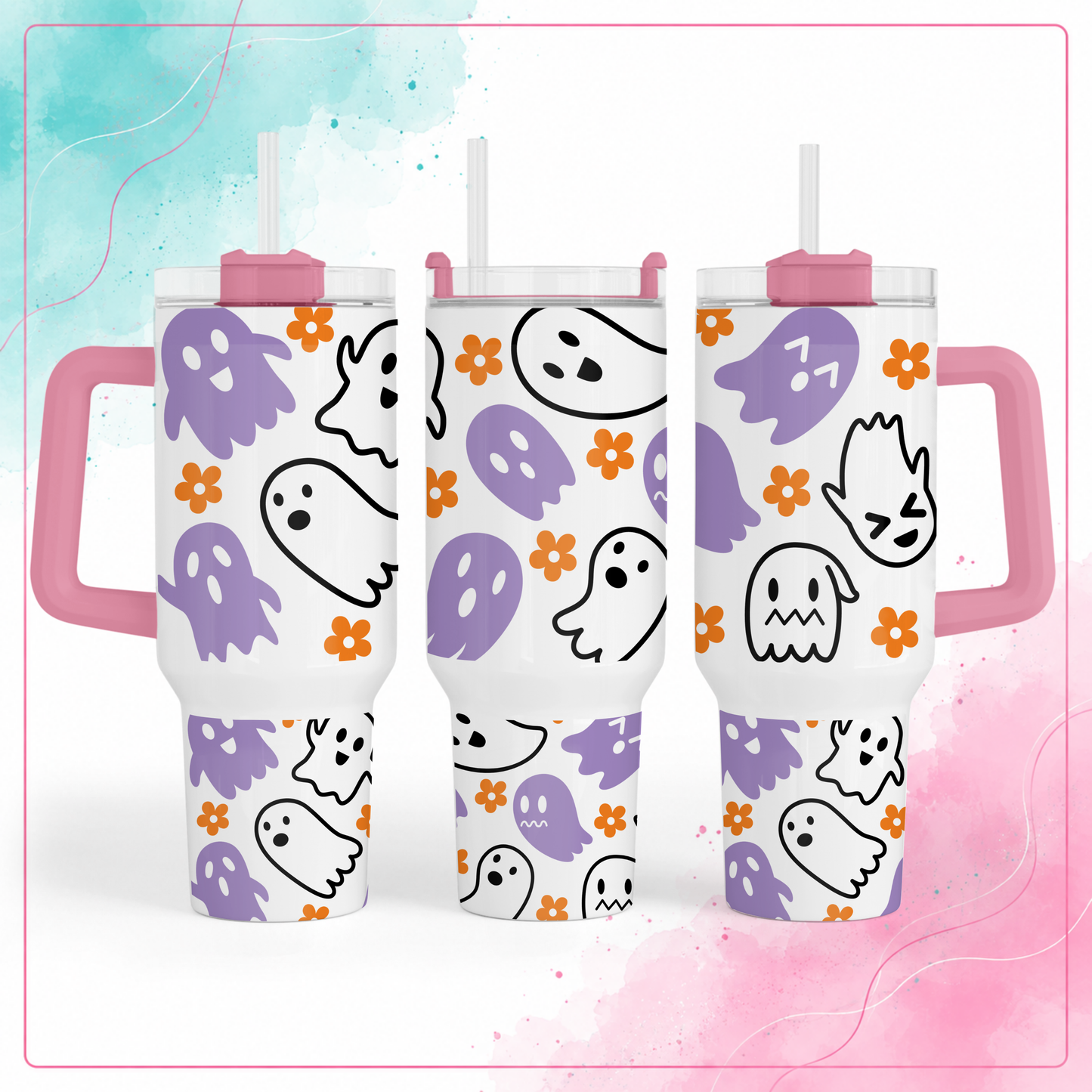 Groovy Ghost Tumbler
