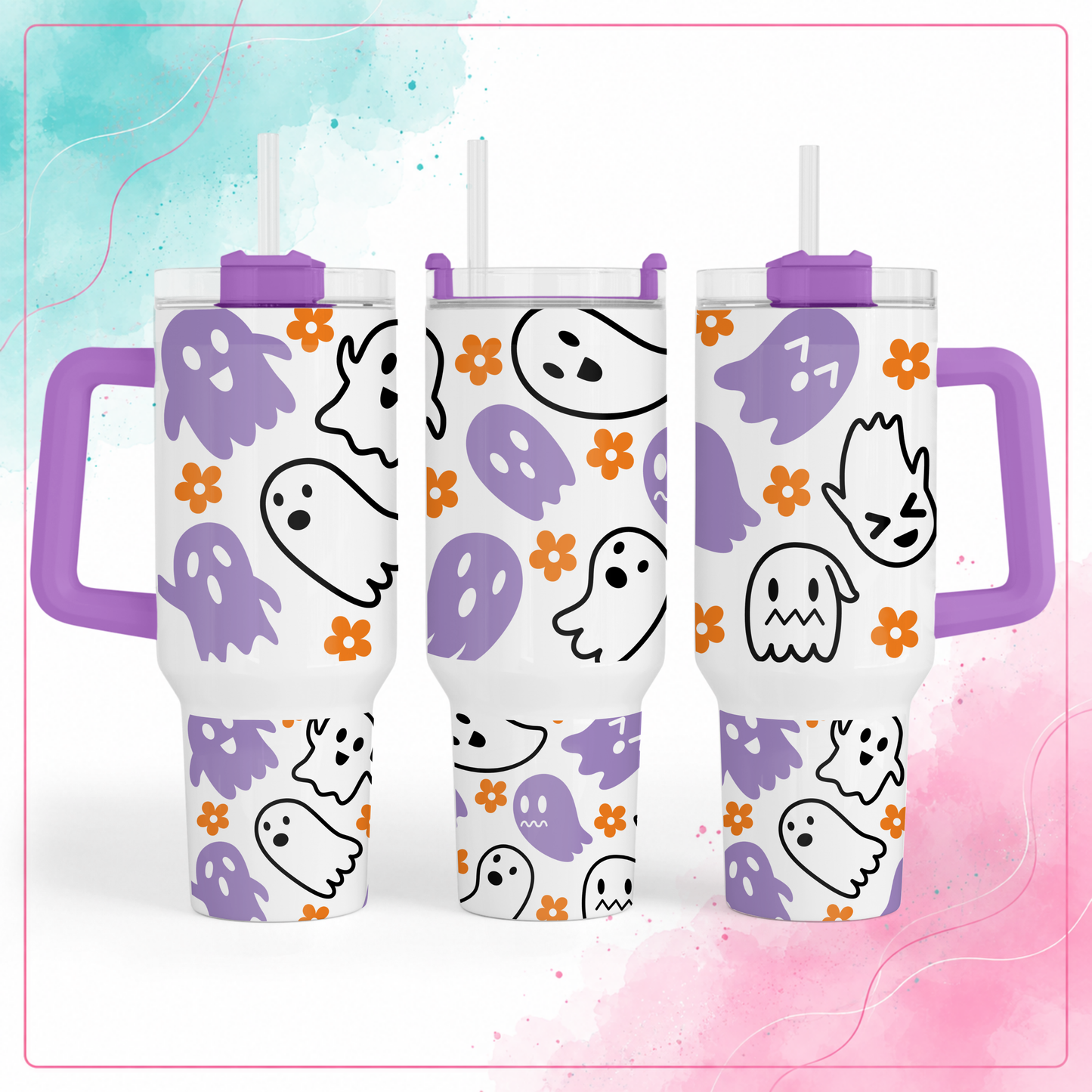 Groovy Ghost Tumbler