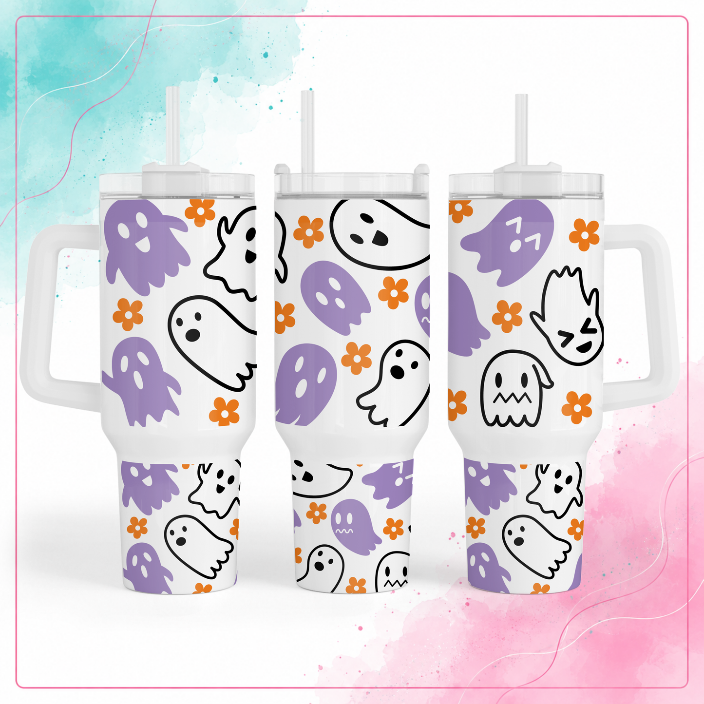 Groovy Ghost Tumbler