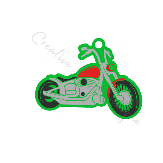 Motorcycle NFC Keychain STL File