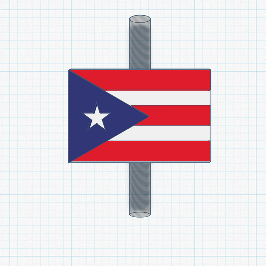 Puerto Rico Flag STL
