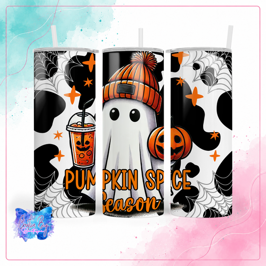 Pumpkin Spice Season Ghost Tumbler