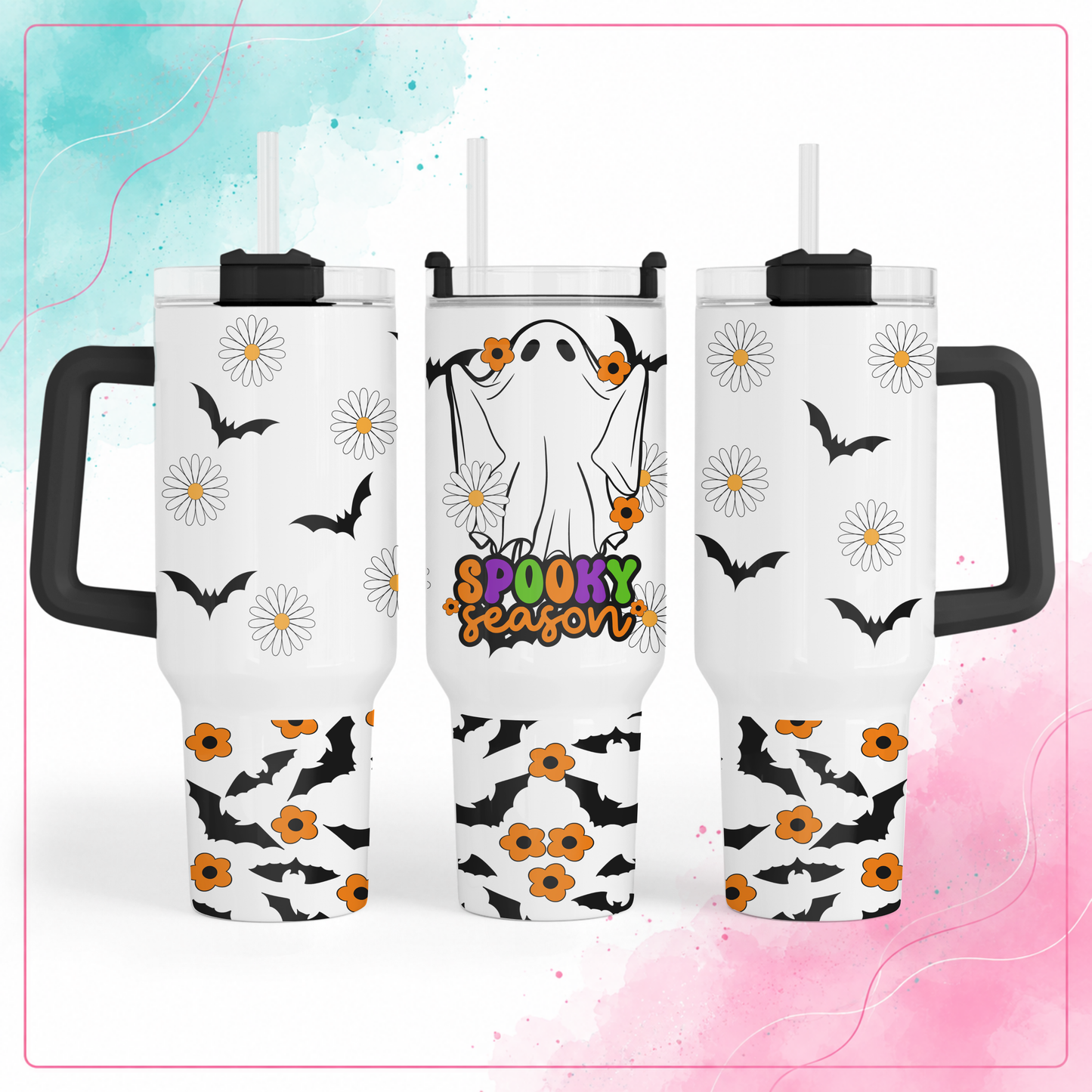 Spooky Season Ghost Tumbler