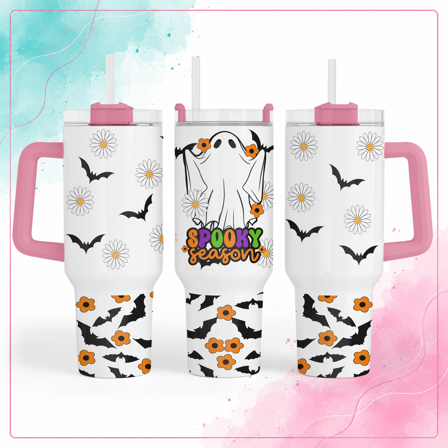 Spooky Season Ghost Tumbler