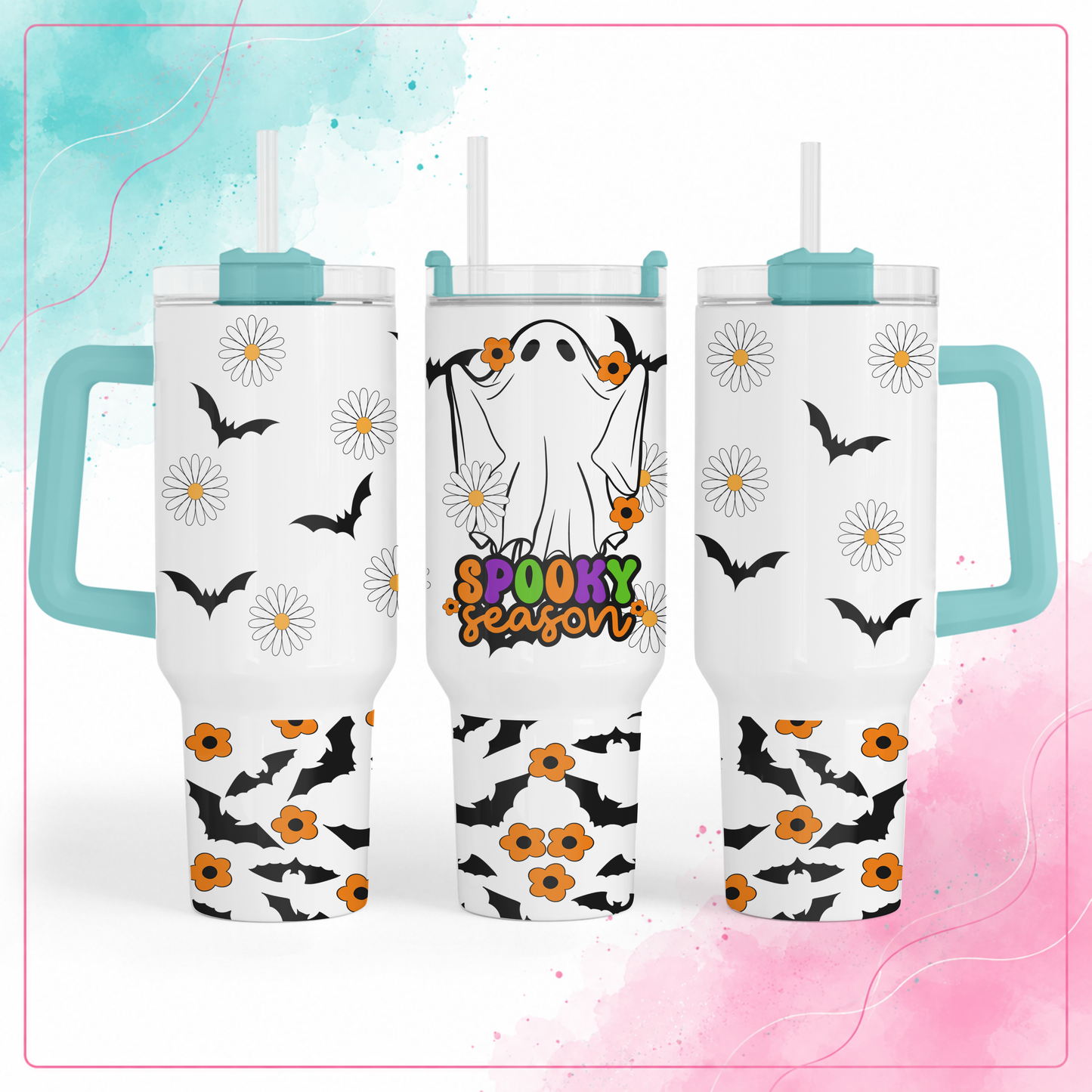 Spooky Season Ghost Tumbler
