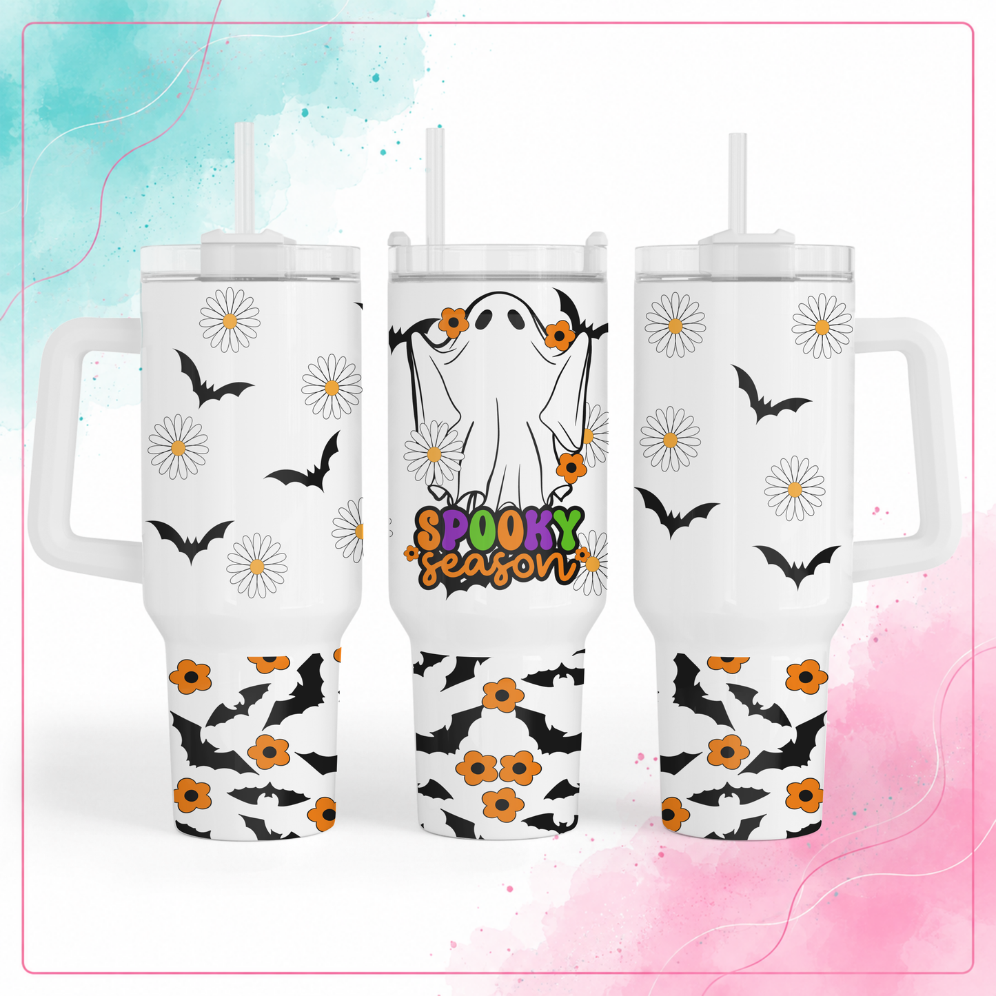Spooky Season Ghost Tumbler