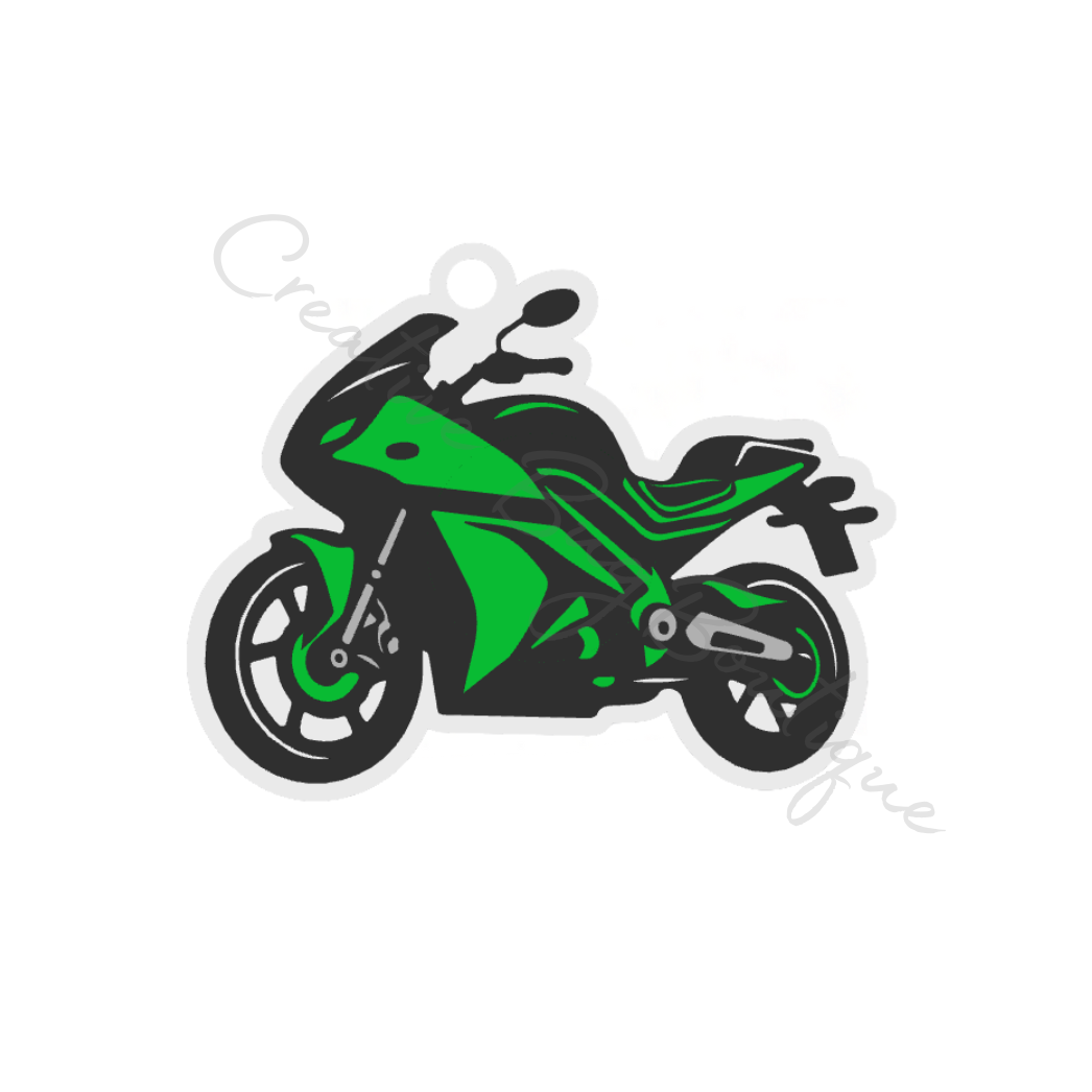 Sports Bike NFC Keychain STL File