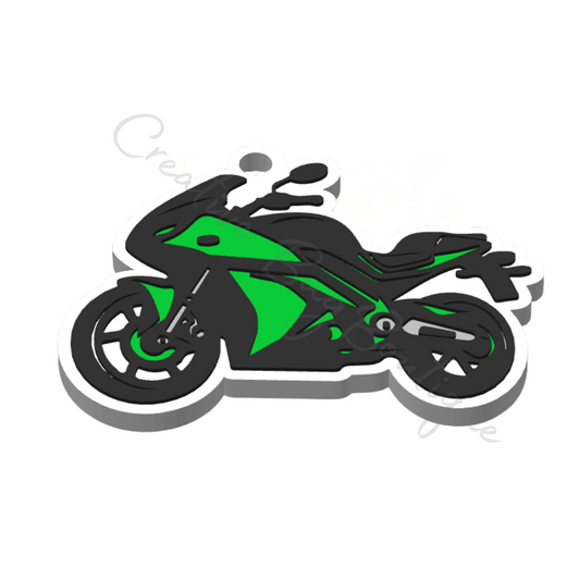 Sports Bike NFC Keychain STL File