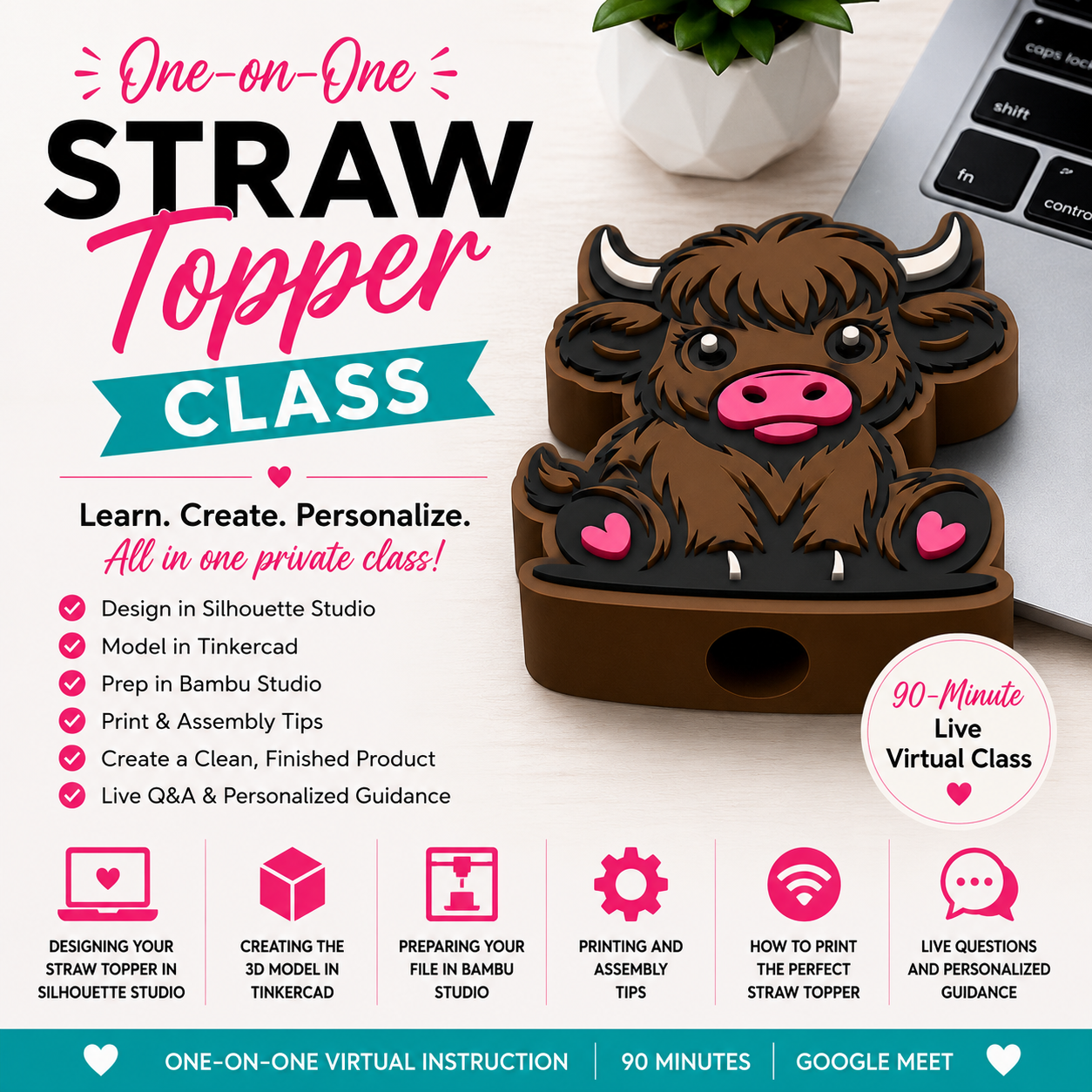 One on One Straw Topper Class