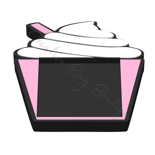 Whipped Drink Sticky Note Holder STL File