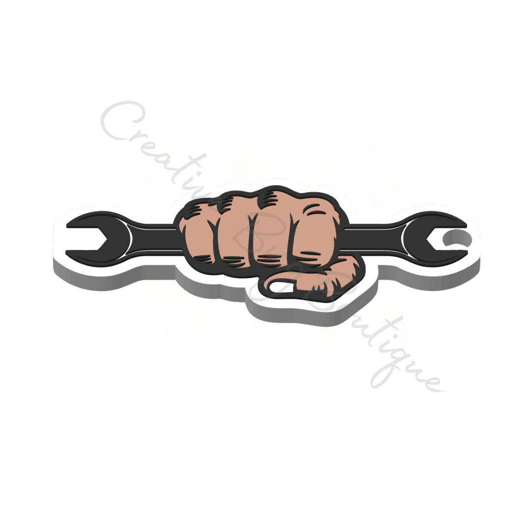 Wrench NFC Keychain STL File