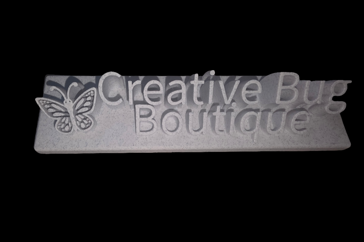 Custom 3D Printed Name Plate | Personalized Business or Name Sign