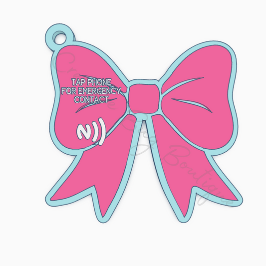 Bow NFC Keychain STL