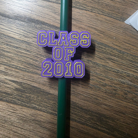 Class Of 2010 Straw Topper