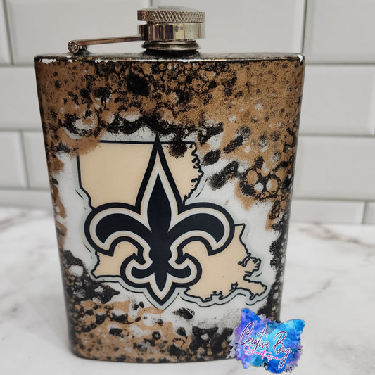 8oz Sports Team Flask